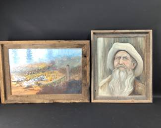 Rustic Framed Paintings