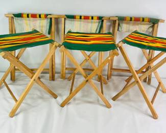 Vintage Camping Stools