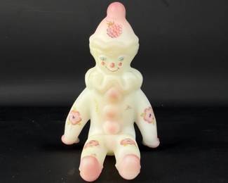Fenton "Berries and Blossoms" Signed Clown