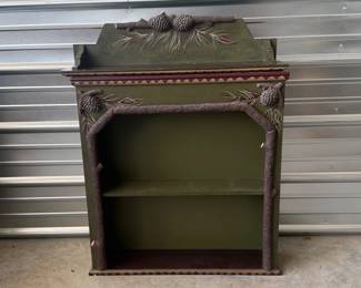 Rustic Bookcase and Shelf