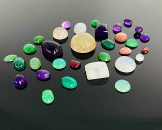 Mixed Gemstone Cabochons