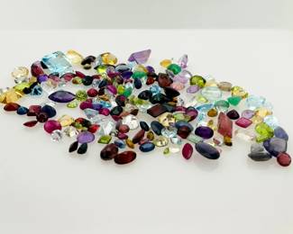 Mixed Faceted Gemstones
