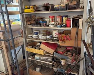 2024 Standing Shelf, Misc Parts and Tools