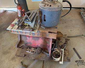 2040 Engine Block and Electric Lincoln Motor