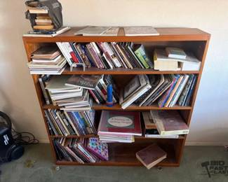 1052 Bookshelf with Books