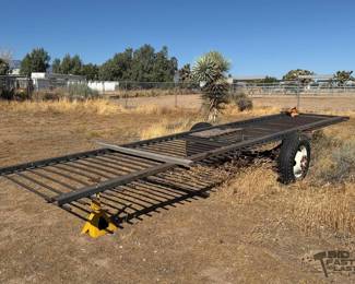 500 Axel with Leaf Springs and Rod Iron Fence