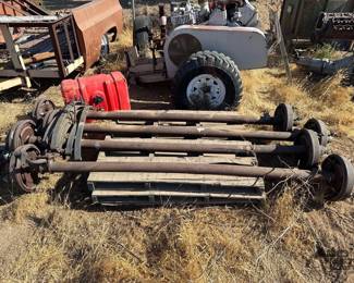 4028 4 Axles and Leaf Springs