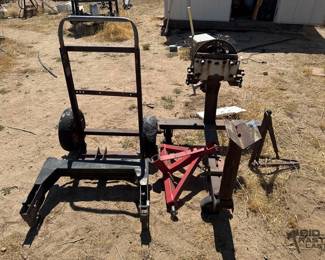3152 Dolly 3 Point Hitch Engine and Transmission Stand Tire Remover