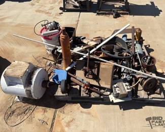 1922 Dripproof Synchronous Alternator, Floor Jack, Blackhawk PortoPower Hydraulic Hand Pump, Ste