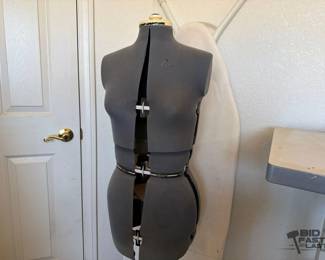 1400 Sewing Mannequin, Ironing Board and Iron