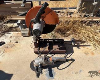 1804 Makita Chop Saw and Skil Disc Sander