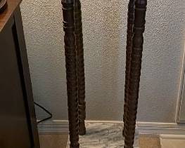 Plant Stand (Marble & wood)