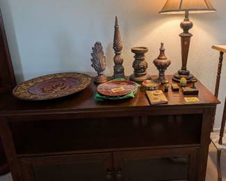 Entertainment Stand & Decorator items