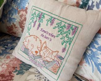 Needlepoint pillows