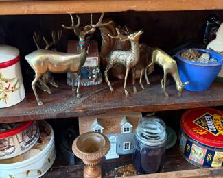 Brass deer