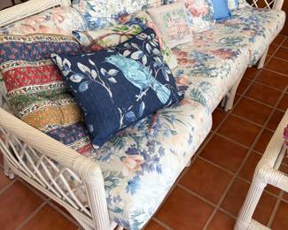 Wicker couch