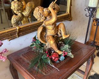 Furniture and Christmas decor