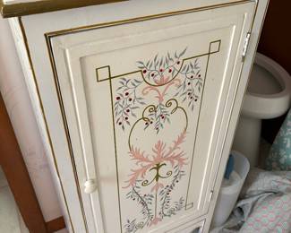 Hand painted cabinets