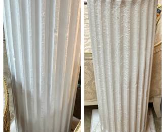 Pair of plaster columns/plant stands 