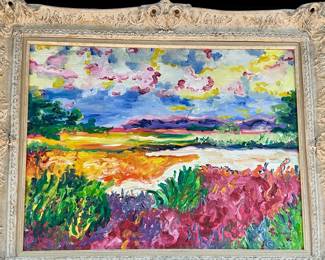 Vintage Signed Original Oil on Canvas