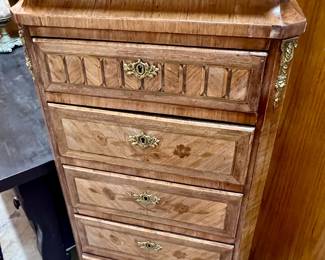 Vintage Louis XVI Style MarbleTop Semainier