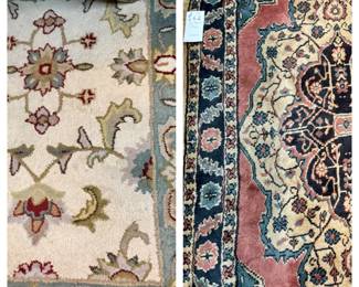 2 Wool Area Rugs 