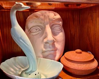 Lot of decorative pottery pieces
