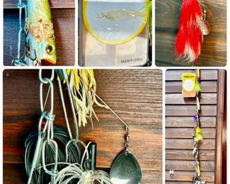 Lot of Vintage Bait and Tackle