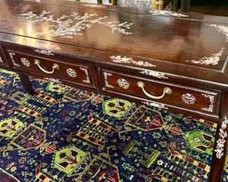 Vintage MOP Inlay Sofa/Entry Table