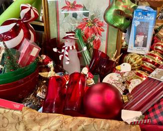 Christmas decor lot