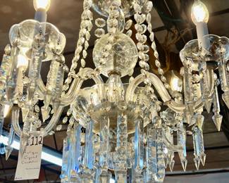 Antique Crystal Chandelier 