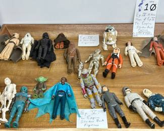 Vintage Star Wars collectible figurines  