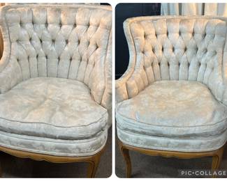 Pair of French Provincial side chairs