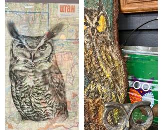 Collection of Owl art
