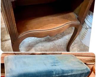 Vintage Telephone Cabinet and bench 