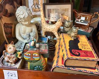Cat-themed lot 