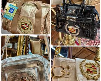 Vintage Genuine GM Cadillac handbag collection 