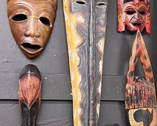 Collection of African Art Masks