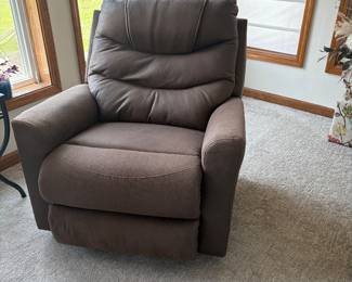 Brown recliner