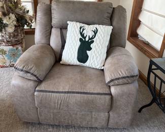Grey recliner