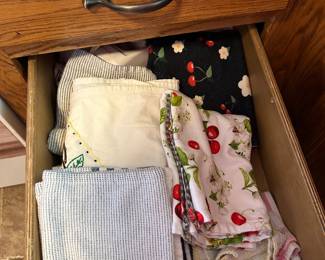 Linens, kitchen towels