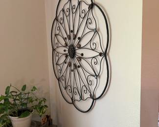 Metal wall art