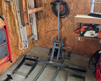 Lift for Spartan zero turn mower