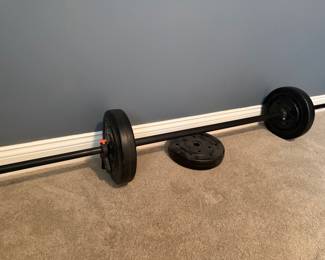 Weider 100 lb Standard Vinyl Weight Set
