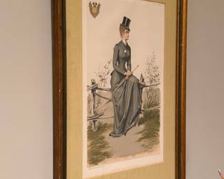 Vanity Fair Chromolithograph: H.I.M. the Empress of Austria by C. de Grimm