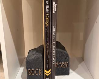 Rock and a Hard Place Decorative Bookends