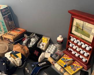 Golfsmith Clubmaking Tools and Golf Ball Display Collection