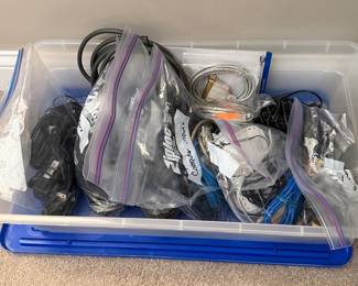 Assorted Mixed Electronics Cables and Adapters Lot