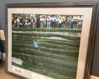 Arnold Palmer 'Arnie in Church' Framed Print