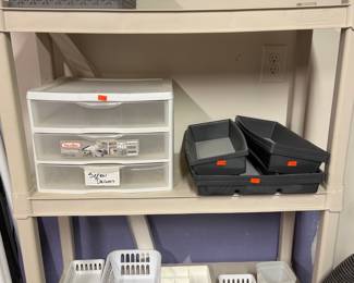 Sterilite Plastic Storage Collection (Shelving Unit, Drawer Organizers, Bins)
